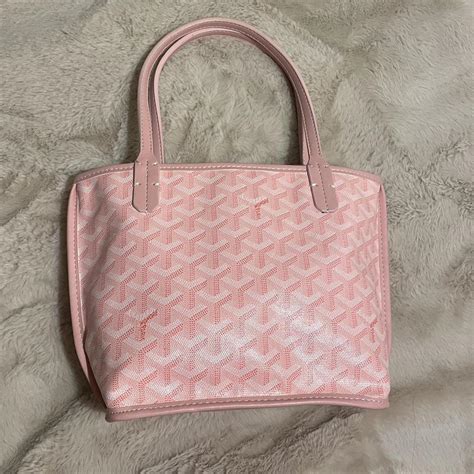 goyard pink tote bag|pink goyard handbags.